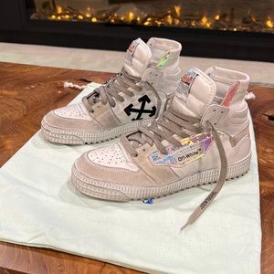 Used Authentic Off White “Cup Sole 3.0” High Tops Women Size 39 Italian